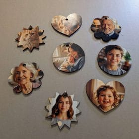 Decorazione di Natale in legno personalizzata